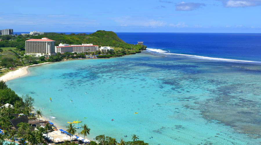 Top autohuuropties op de luchthaven van Guam